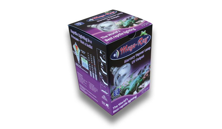 UVB lampa Mega-Ray Basking D3 UV